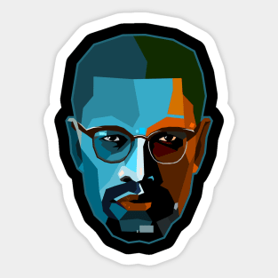 Malcolm X Sticker